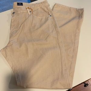 Men’s Adriano goldschmeid linen pants 38x34